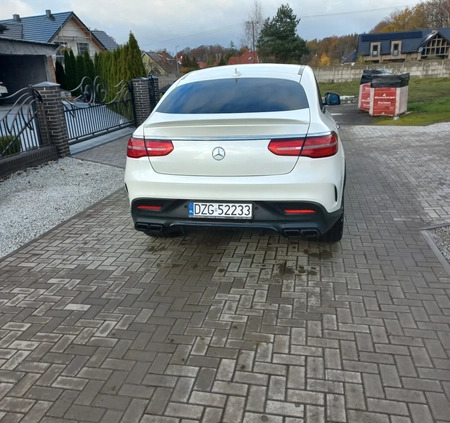 Mercedes-Benz GLE cena 195500 przebieg: 125000, rok produkcji 2015 z Zgorzelec małe 466